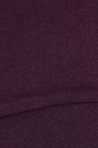 Pantalon à jambe semi-évasée et taille repliée StretchTerry