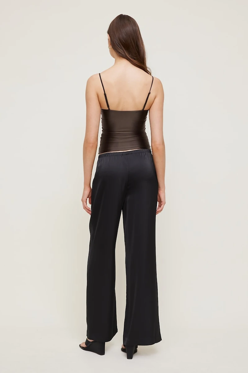 Haut en satin extensible Monet