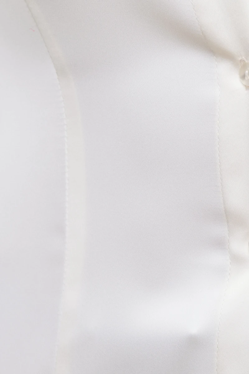 Chemise ajustée en satin Eva