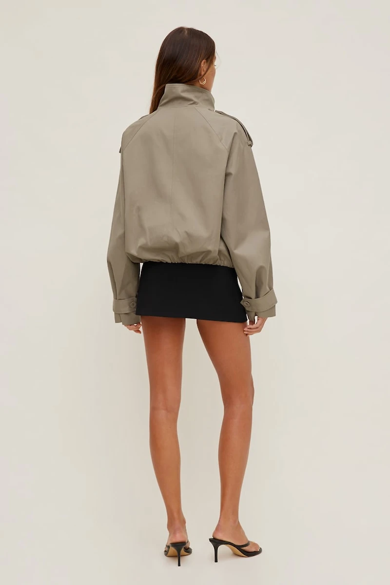 Siena Trench Bomber Jacket