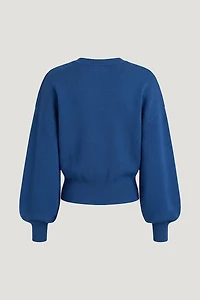 Cinched V Neck Sweater