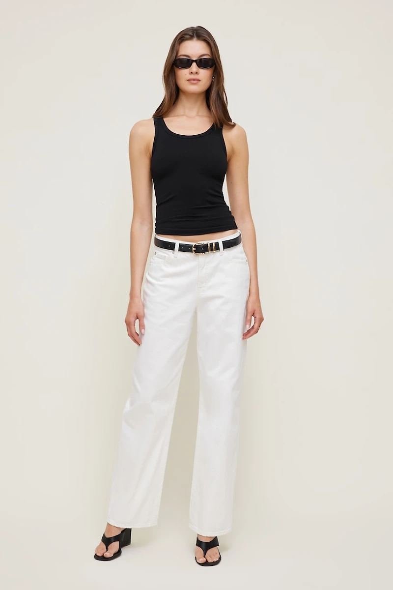 Classic Faux Leather Belt