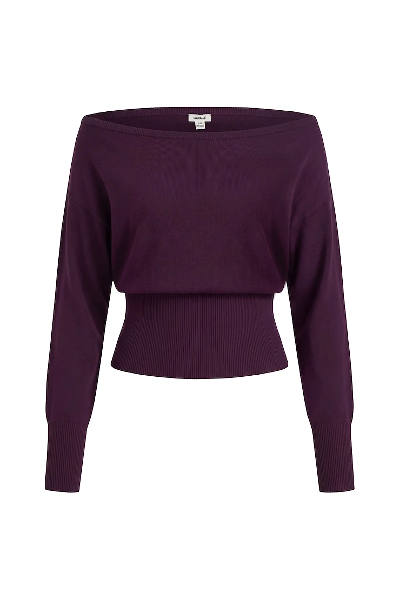Off Shoulder Reset Long Sleeve Top
