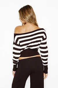 Off Shoulder Reset Long Sleeve Top