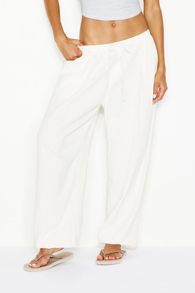 Linen Balloon Pants