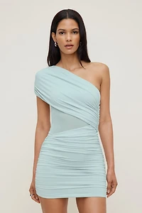 Sculpt Draped Mini Dress