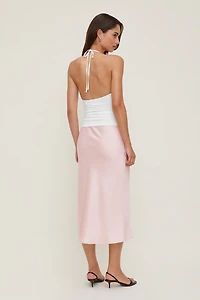 Sculpt Plunge Halter Top