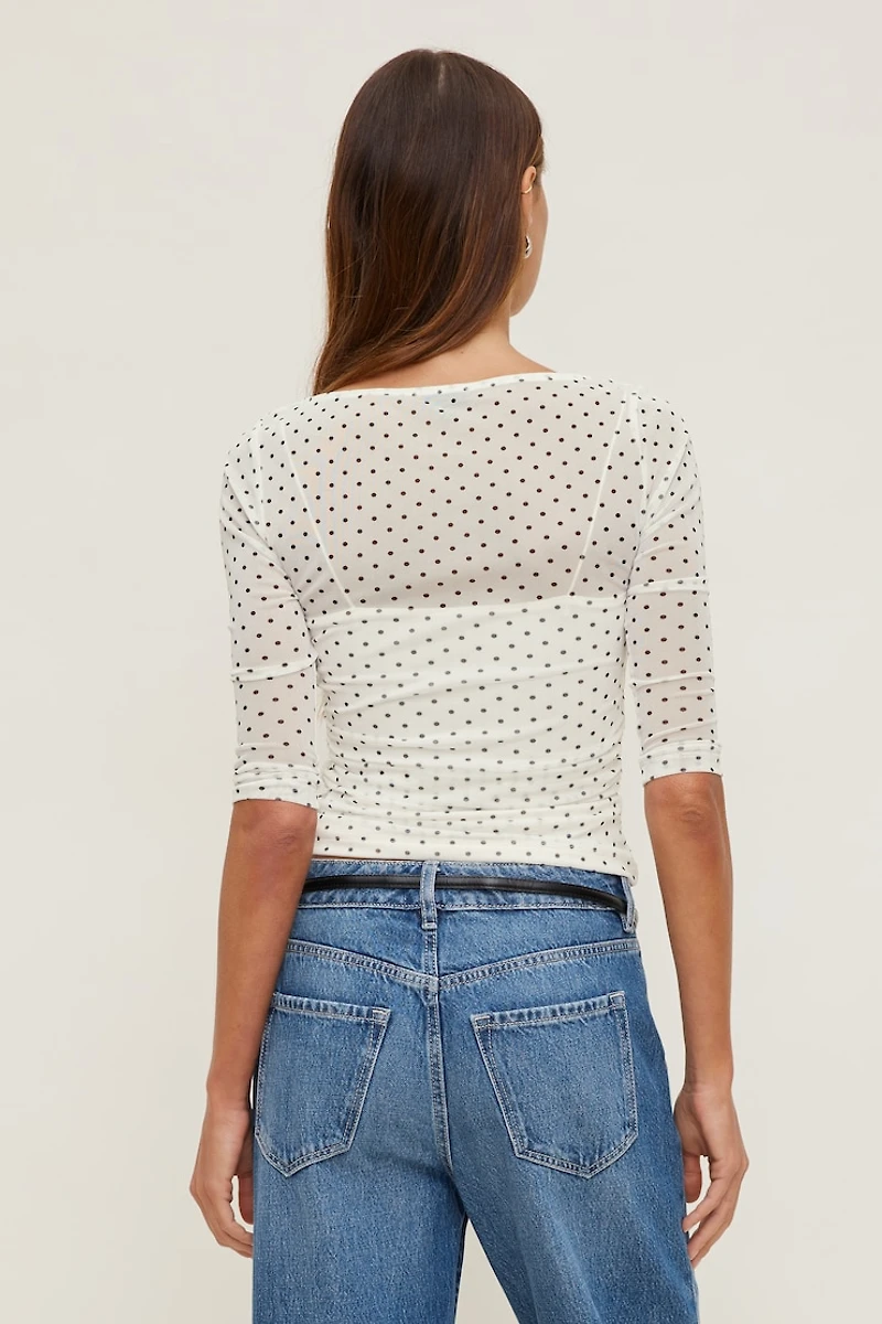 Maude Mesh Top