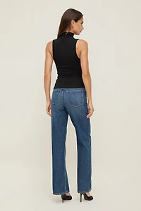 Sleeveless Turtleneck Top
