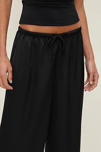 Leo Satin Capri Pants