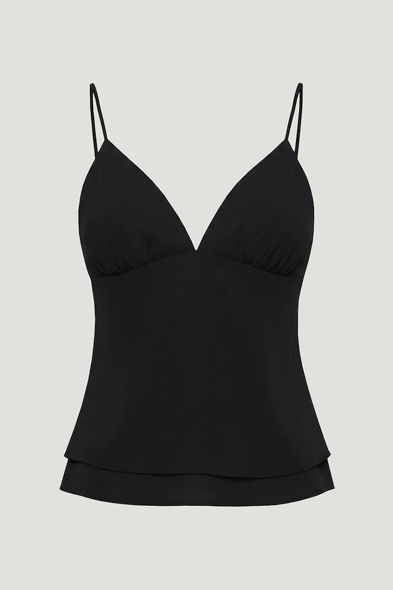 Camisole style nuisette à col plongeant