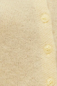 Cardigan à manches courtes en mohair de qualité supérieure