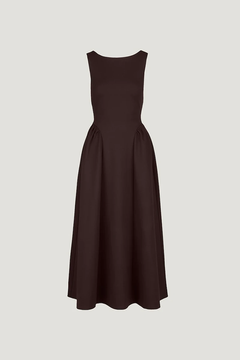 Iris Ponte Midi Dress