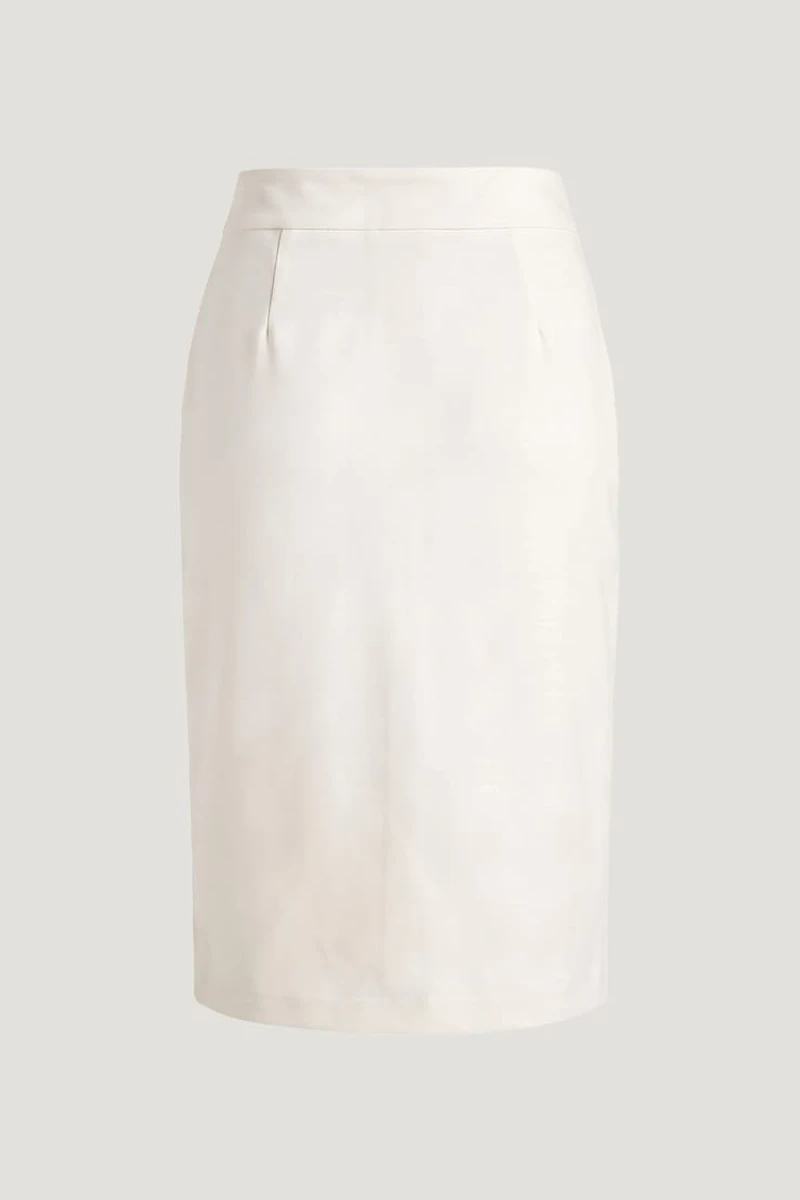 Crepe Midi Skirt