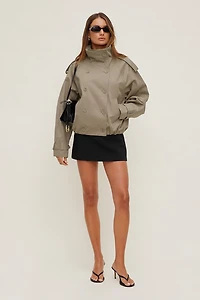 Siena Trench Bomber Jacket