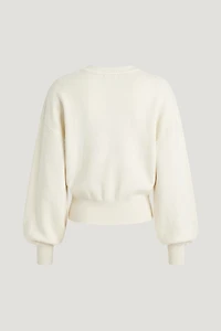 Cinched V Neck Sweater