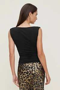 Camisole sculptante à col plongeant