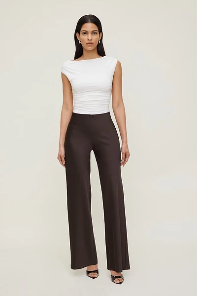 Izzy Wide Leg Satin Pants