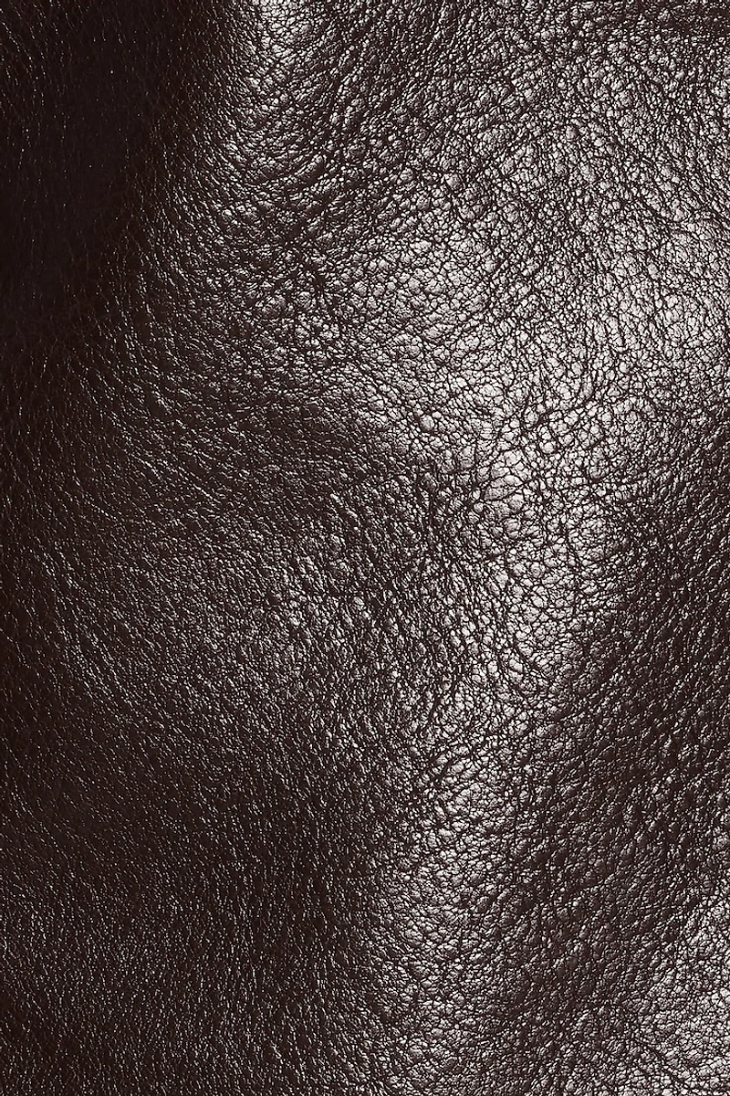 Faux-Leather Worker Jacket