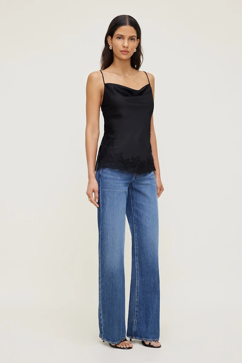 Madi Lace Satin Cami Top