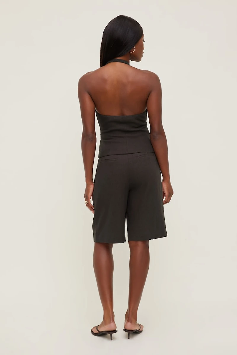 Linen Halter Vest