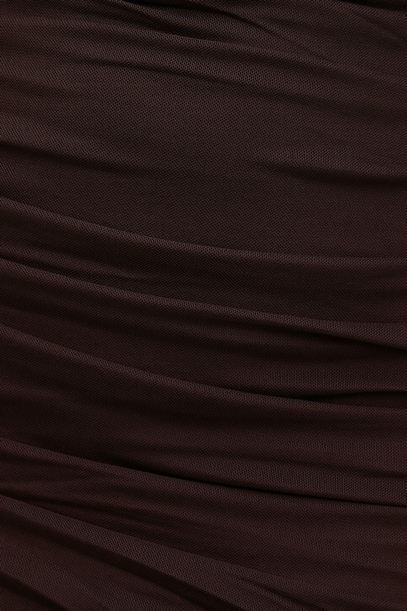 Mona Mesh Midi Dress