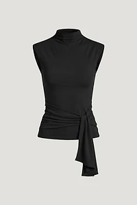 Sculpt Draped Scarf Top