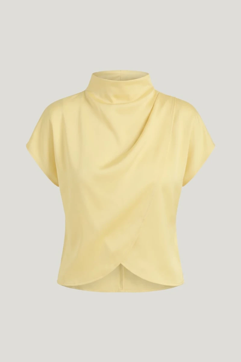 Ella Layered Satin Blouse