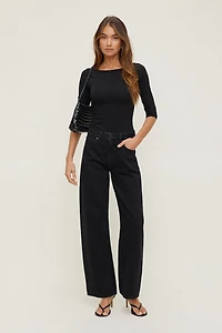 Kennedy High Rise Barrel Leg Jeans