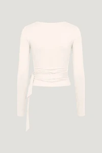 Wrap Long Sleeve Top