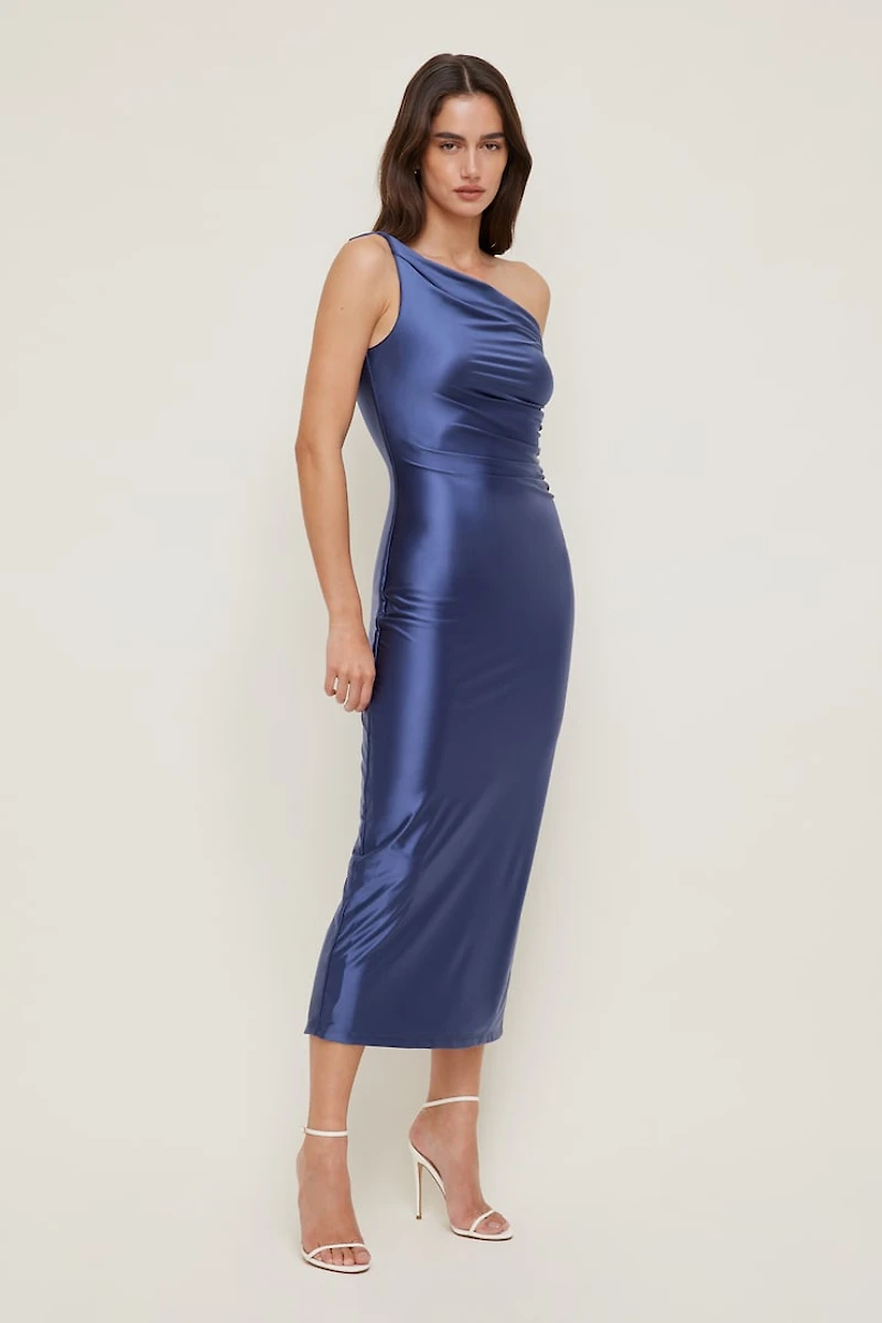 Jayde Stretch Satin Maxi Dress