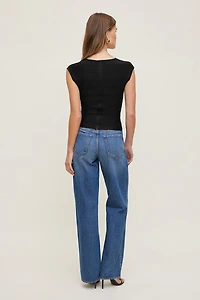 V Neck Bandage Top