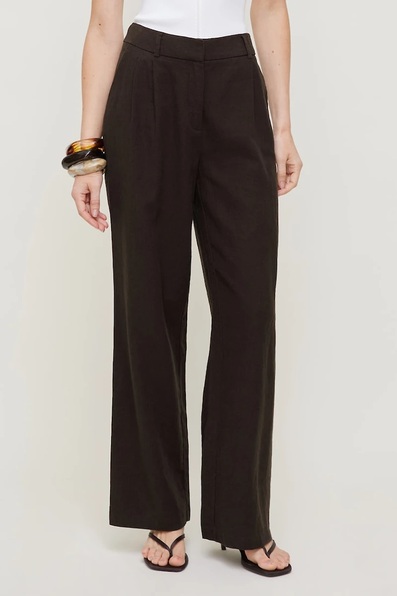 Alex Linen Wide Leg Pants
