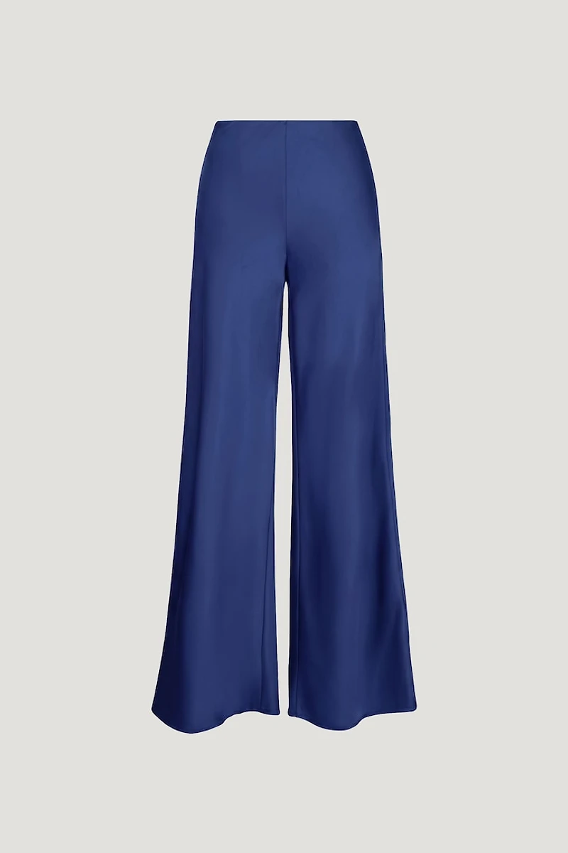 Izzy Wide Leg Satin Pants