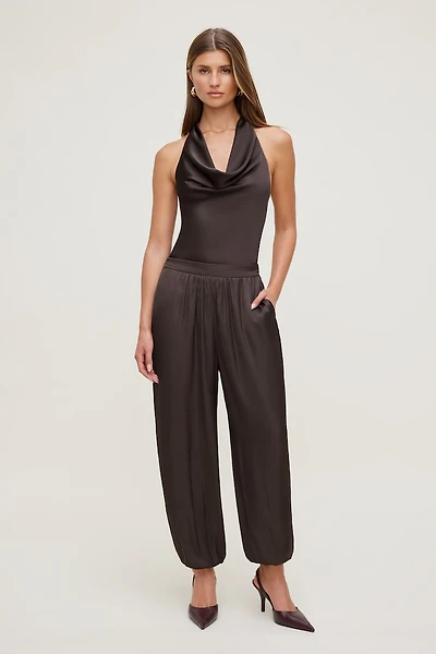 Satin Balloon Pants