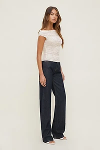 Off Shoulder Lace Top