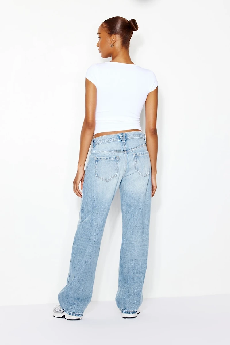 Low Rise Relaxed Jeans