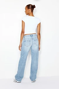 Low Rise Relaxed Jeans