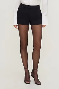 Short ajusté à taille haute