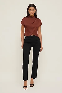 Ella Layered Satin Blouse