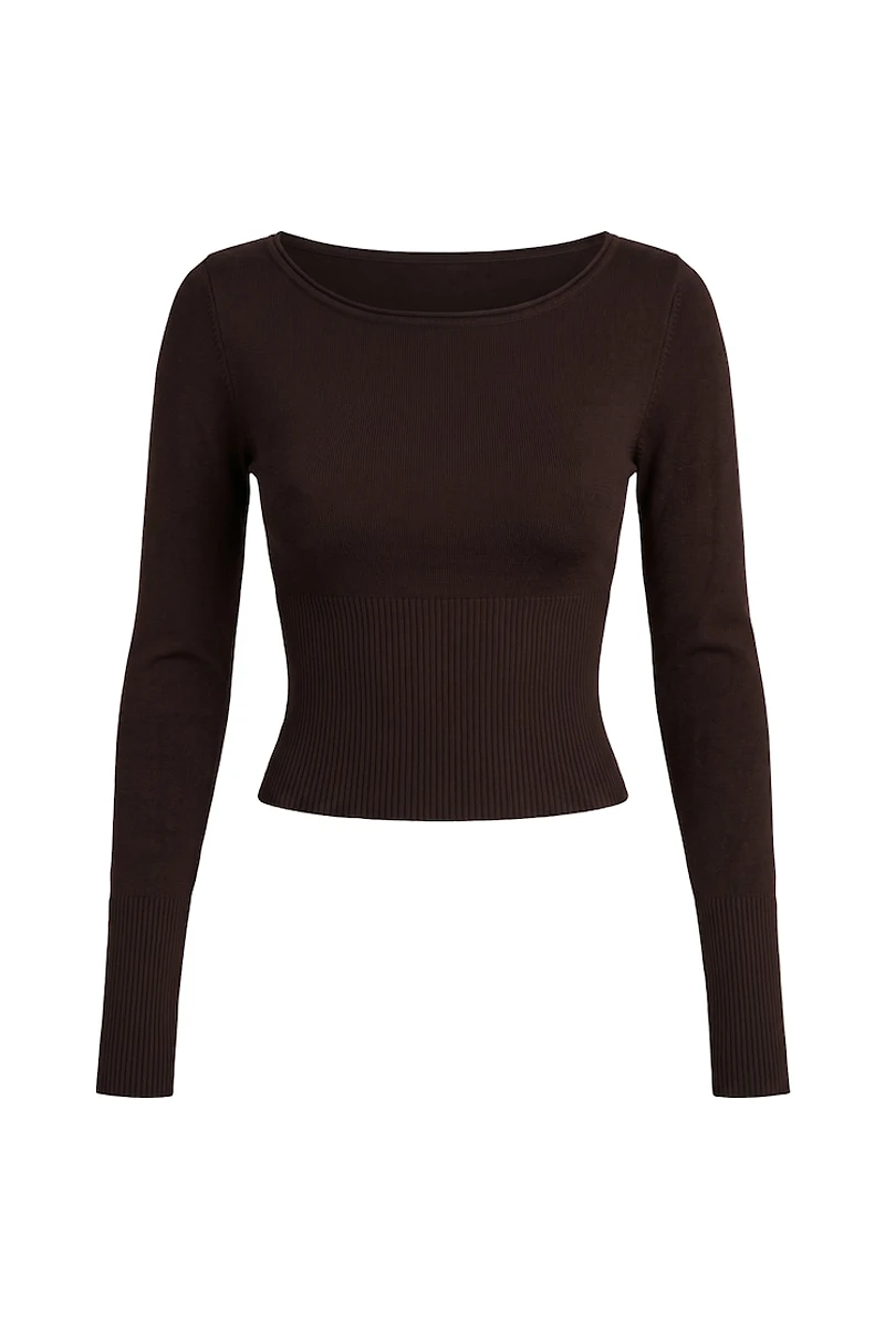 Ryan Fitted Boatneck Sweater