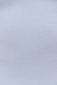 Scallop Trim Sweater Halter Top