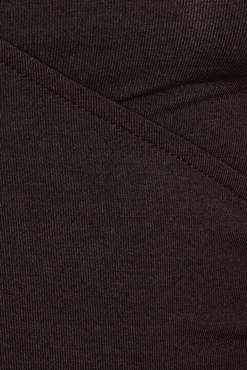 Smooth Long Sleeve Wrap Top
