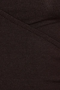 Smooth Long Sleeve Wrap Top