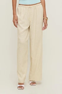 Leo Linen Wide Leg Pants