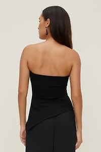 Slit Ponte Tube Top