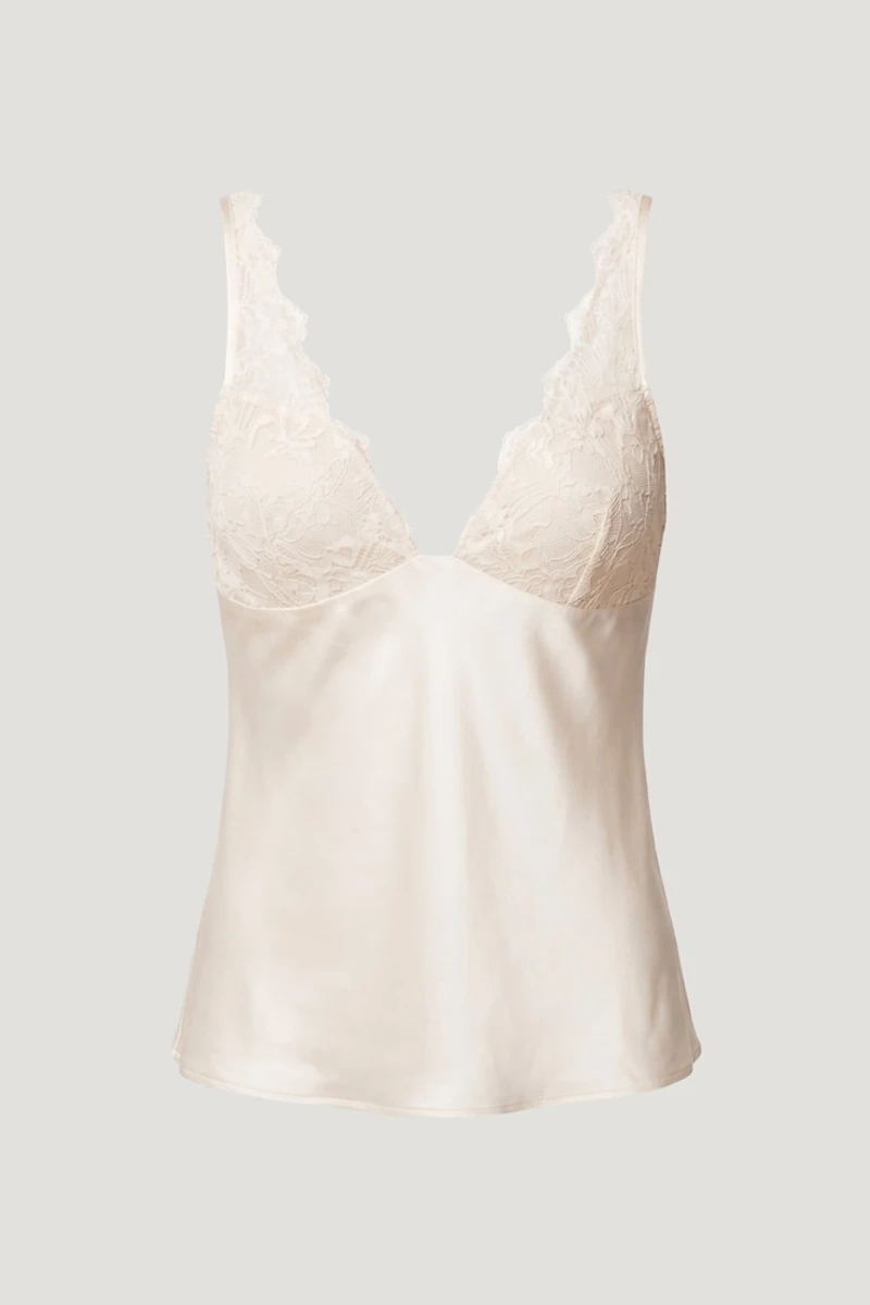 Satin Lace Cami Top