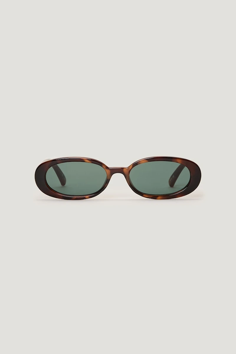LE SPECS | Outta Love Oval Sunglasses