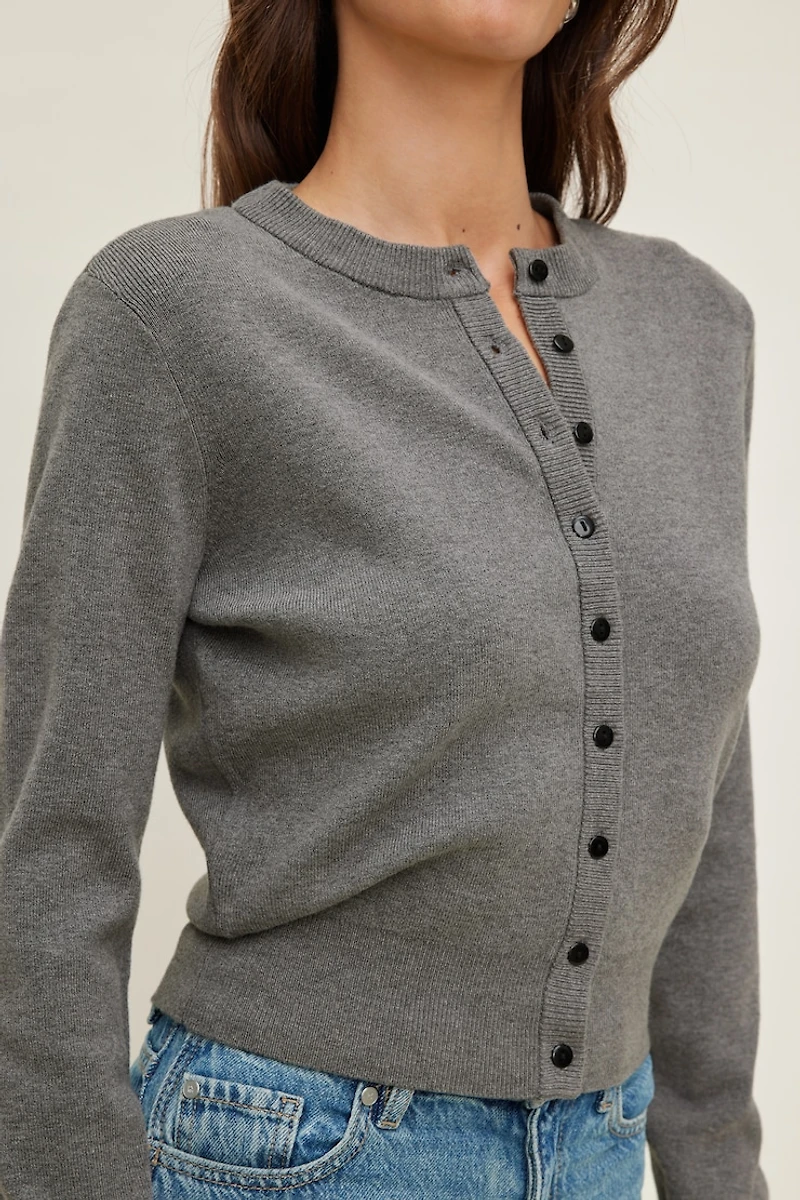 Rebecca Crewneck Cardigan