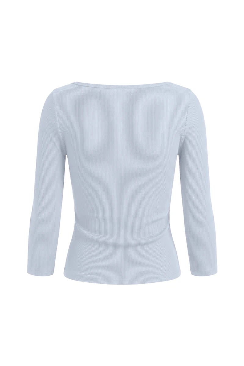 SnatchRib 3/4 Sleeve Top